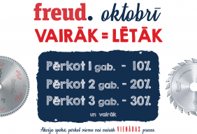 Freud - jo vairāk pērc, jo lētāk kļūst